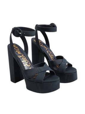 NEW!!SAM EDELMAN SAVANNAH PLATFORM SANDALS - BLUE -Sz 9